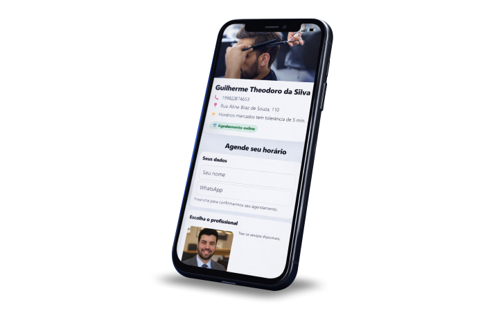 Página do cliente (Mobile)